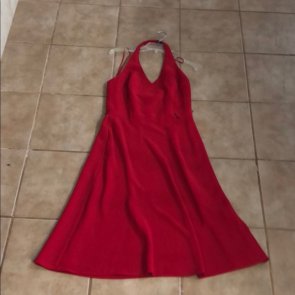 Sale Liz Claiborne/ ruby red cocktail dress - Picture 6 of 7